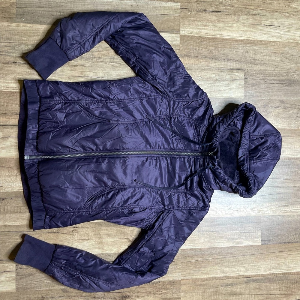 Lululemon Scuba Glyde Hoodie Jacket Purple Sz 6